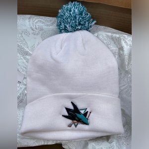 San Jose Sharks Kids Pom Hat